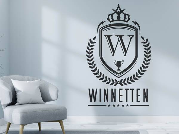 Wandtattoo Winnetten Wappen