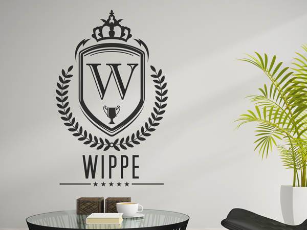 Wandtattoo Wippe Wappen