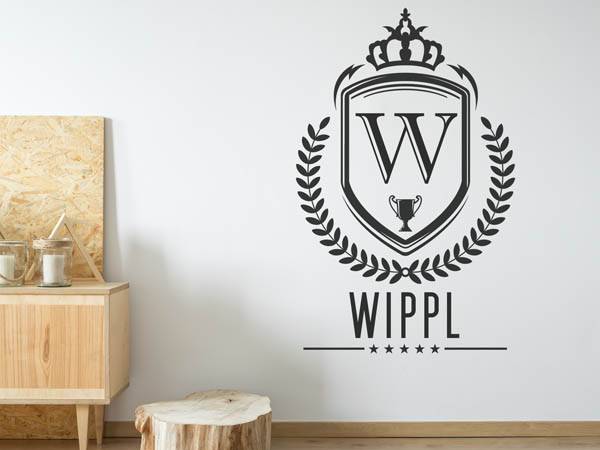 Wandtattoo Wippl Wappen
