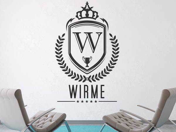 Wandtattoo Wirme Wappen