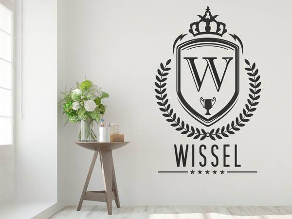 Wandtattoo Wissel Wappen