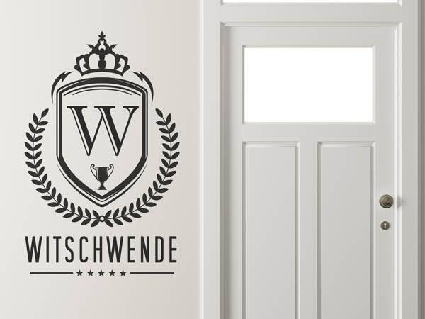 Wandtattoo Witschwende Wappen