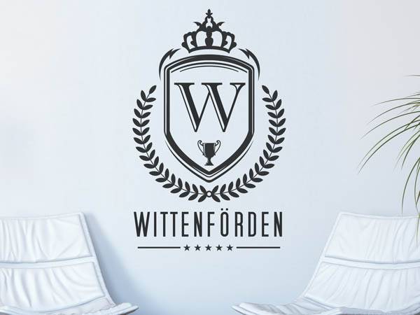 Wandtattoo Wittenförden Wappen