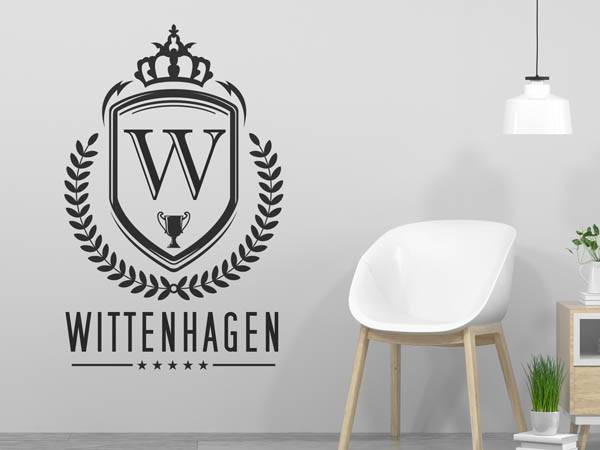 Wandtattoo Wittenhagen Wappen