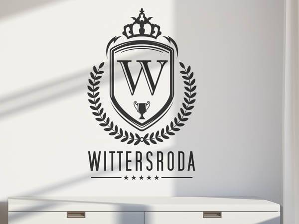 Wandtattoo Wittersroda Wappen