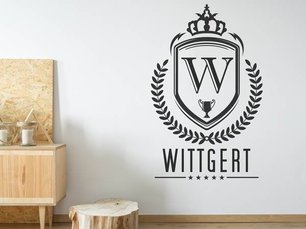 Wandtattoo Wittgert Wappen