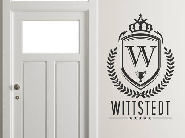 Wandtattoo Wittstedt Wappen