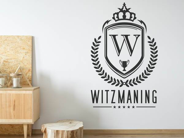 Wandtattoo Witzmaning Wappen