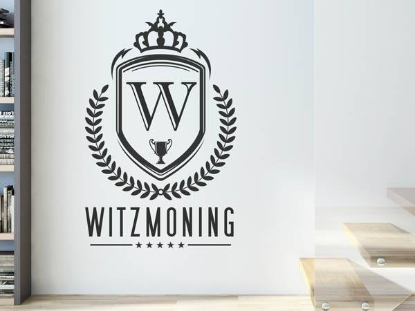 Wandtattoo Witzmoning Wappen