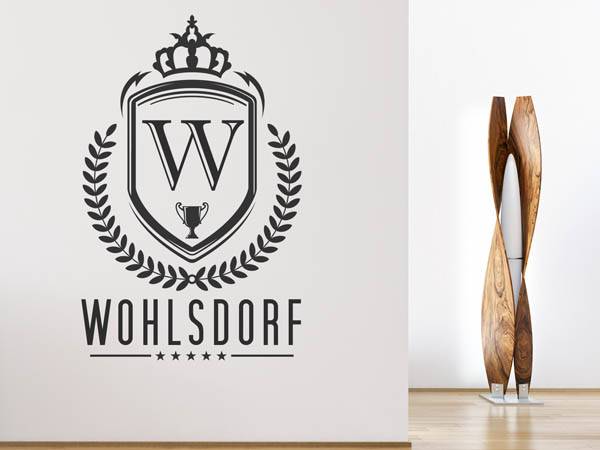 Wandtattoo Wohlsdorf Wappen