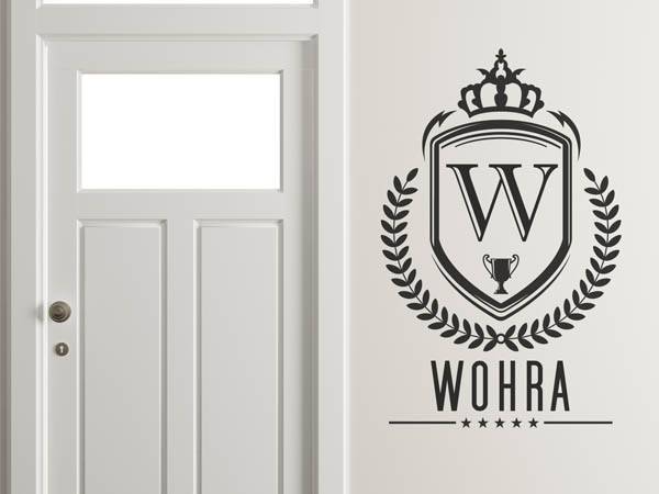 Wandtattoo Wohra Wappen