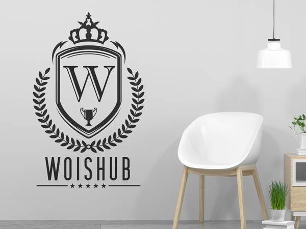 Wandtattoo Woishub Wappen