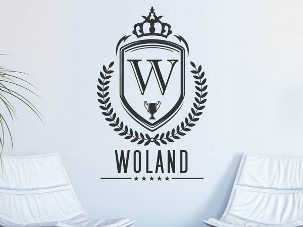 Wandtattoo Woland Wappen