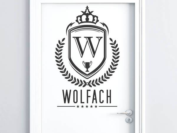 Wandtattoo Wolfach Wappen