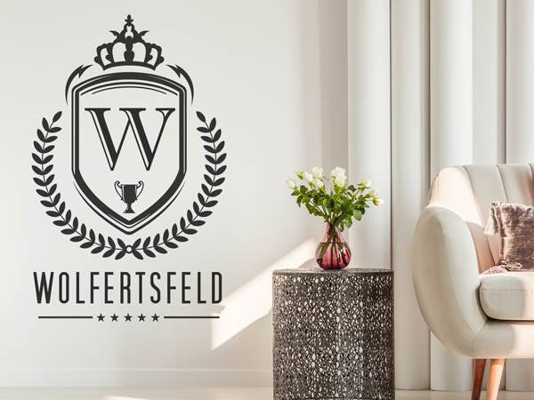 Wandtattoo Wolfertsfeld Wappen