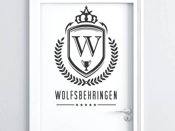 Wandtattoo Wolfsbehringen Wappen