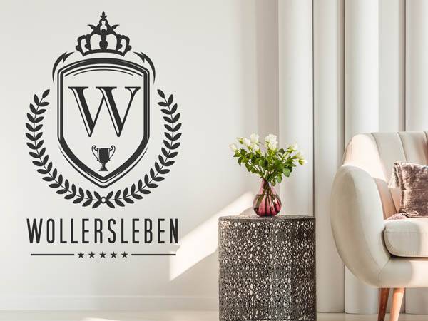 Wandtattoo Wollersleben Wappen