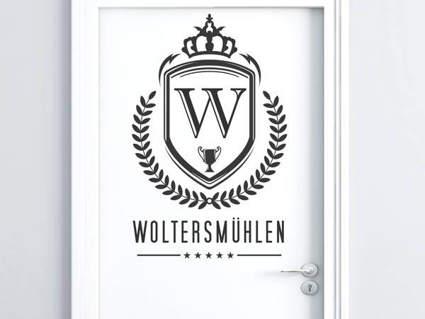 Wandtattoo Woltersmühlen Wappen