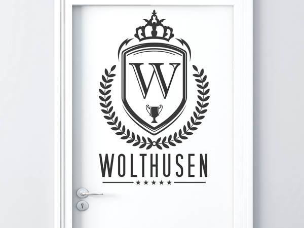 Wandtattoo Wolthusen Wappen