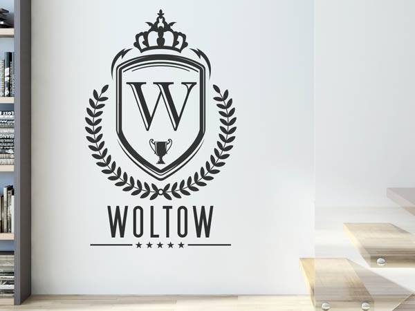 Wandtattoo Woltow Wappen