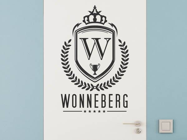 Wandtattoo Wonneberg Wappen