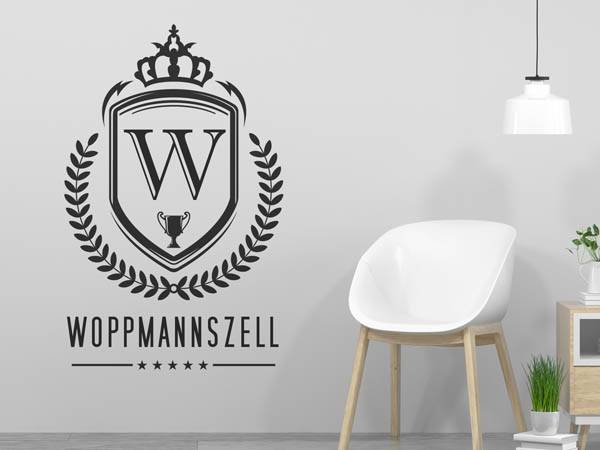 Wandtattoo Woppmannszell Wappen