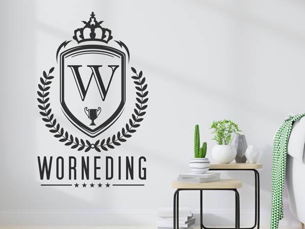 Wandtattoo Worneding Wappen