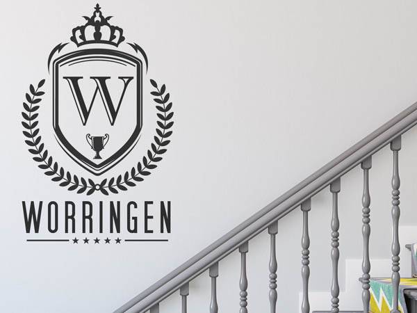 Wandtattoo Worringen Wappen