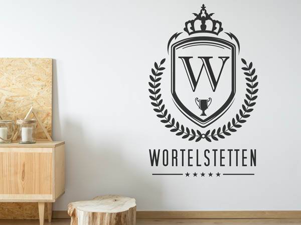 Wandtattoo Wortelstetten Wappen