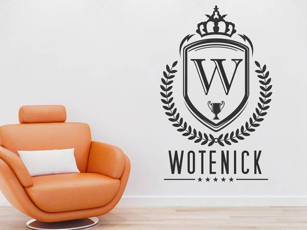Wandtattoo Wotenick Wappen