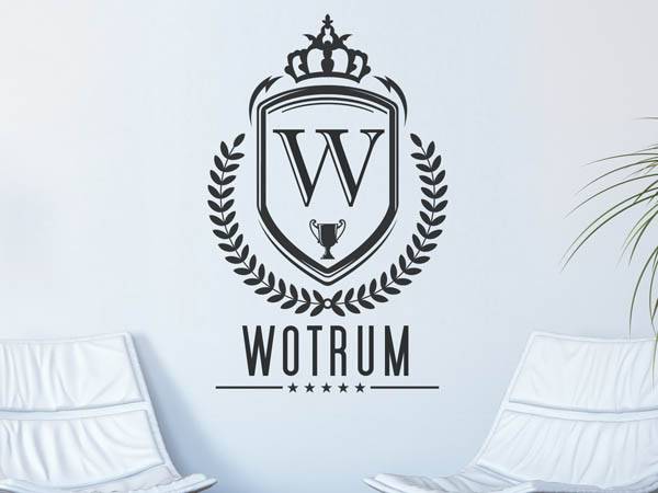 Wandtattoo Wotrum Wappen