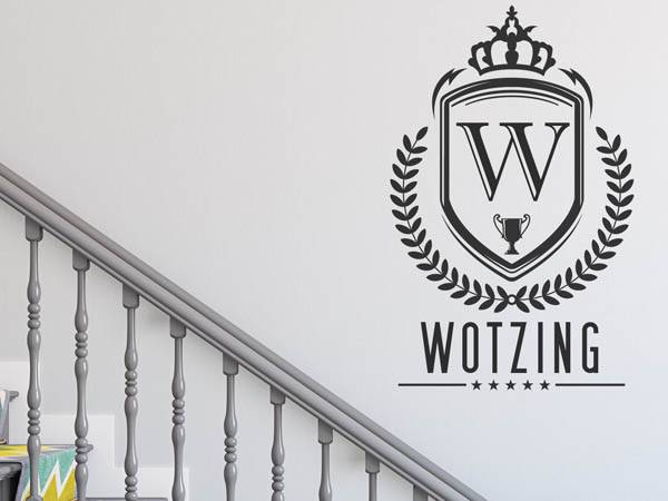 Wandtattoo Wotzing Wappen