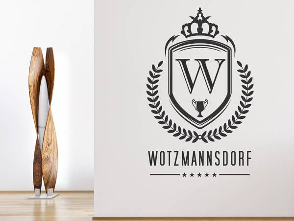 Wandtattoo Wotzmannsdorf Wappen