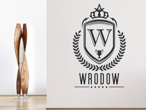 Wandtattoo Wrodow Wappen