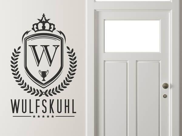 Wandtattoo Wulfskuhl Wappen