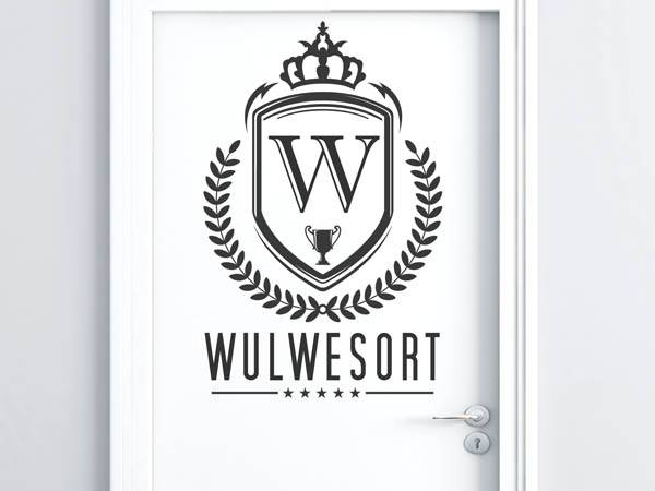 Wandtattoo Wulwesort Wappen