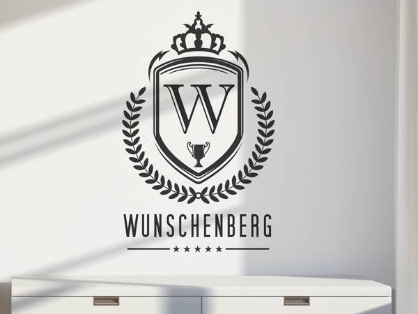 Wandtattoo Wunschenberg Wappen
