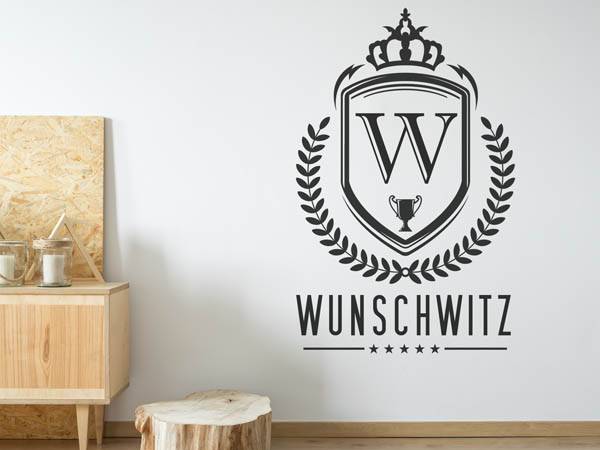 Wandtattoo Wunschwitz Wappen
