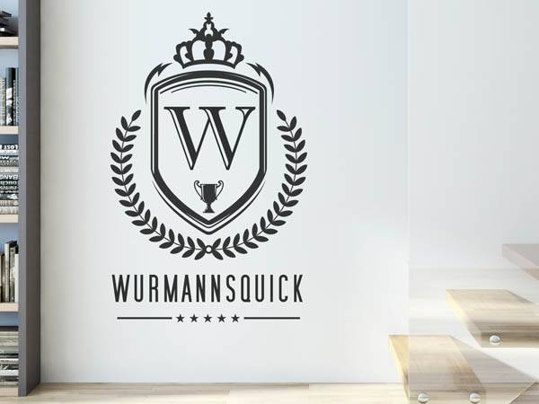 Wandtattoo Wurmannsquick Wappen