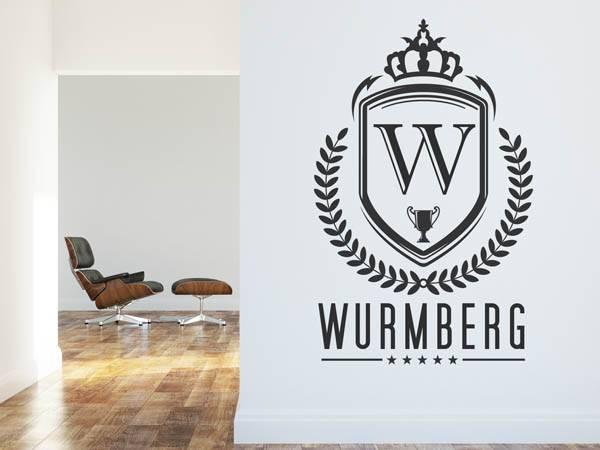 Wandtattoo Wurmberg Wappen