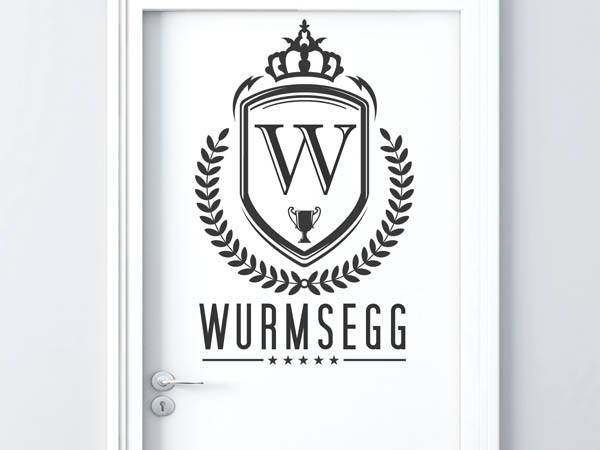 Wandtattoo Wurmsegg Wappen