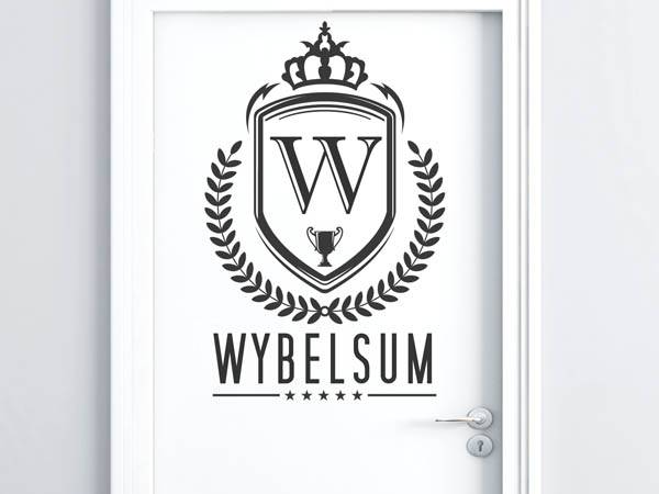 Wandtattoo Wybelsum Wappen