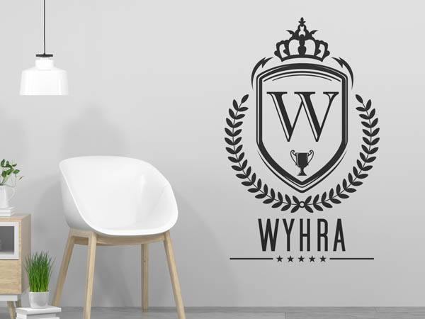 Wandtattoo Wyhra Wappen