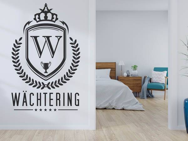 Wandtattoo Wächtering Wappen