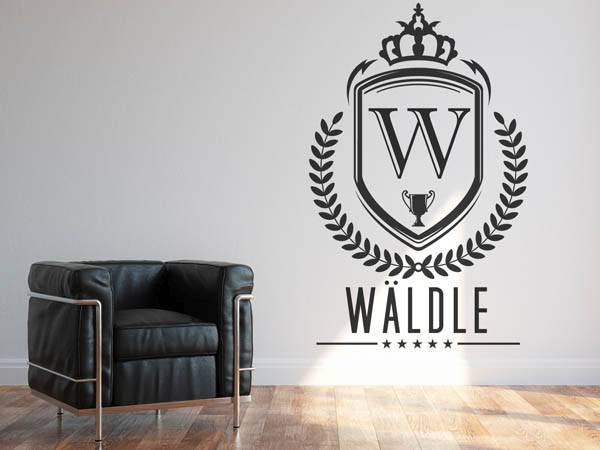 Wandtattoo Wäldle Wappen