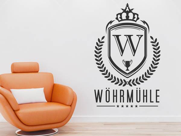 Wandtattoo Wöhrmühle Wappen
