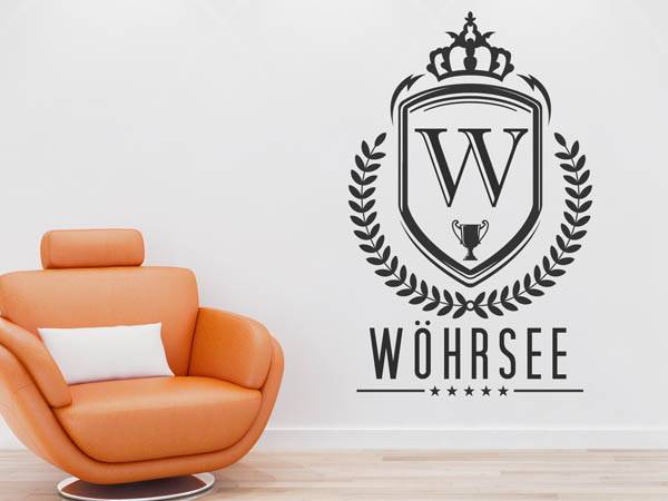 Wandtattoo Wöhrsee Wappen