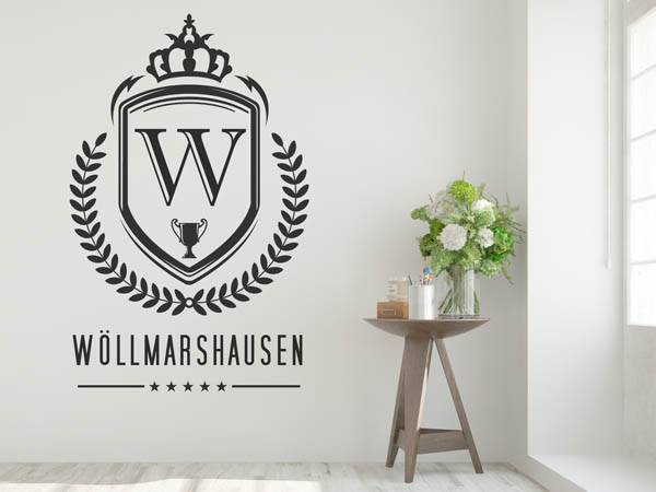 Wandtattoo Wöllmarshausen Wappen