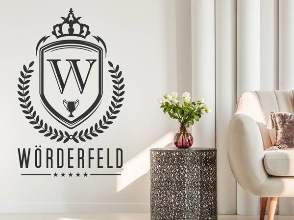Wandtattoo Wörderfeld Wappen