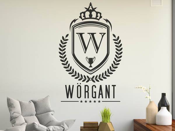 Wandtattoo Wörgant Wappen